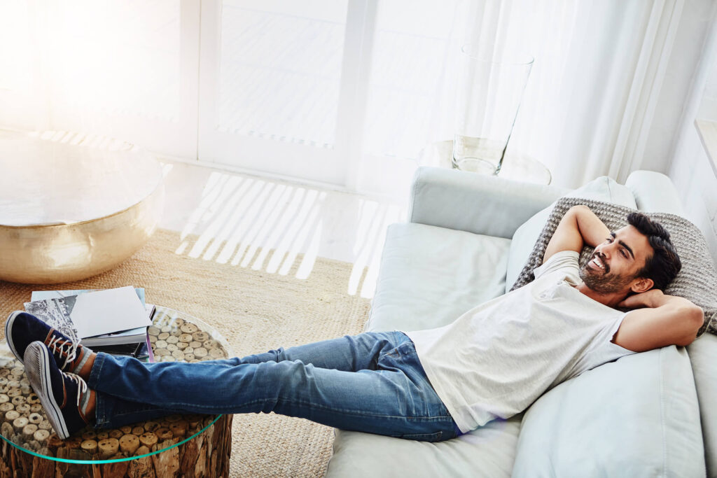 A landlord in Montgomery County, Maryland, relaxes after hiring a property manager.