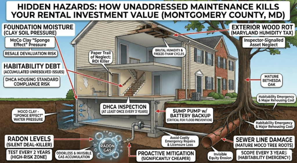 Learn hidden investment property maintenance issues that can lower your Montgomery County property's resale value.