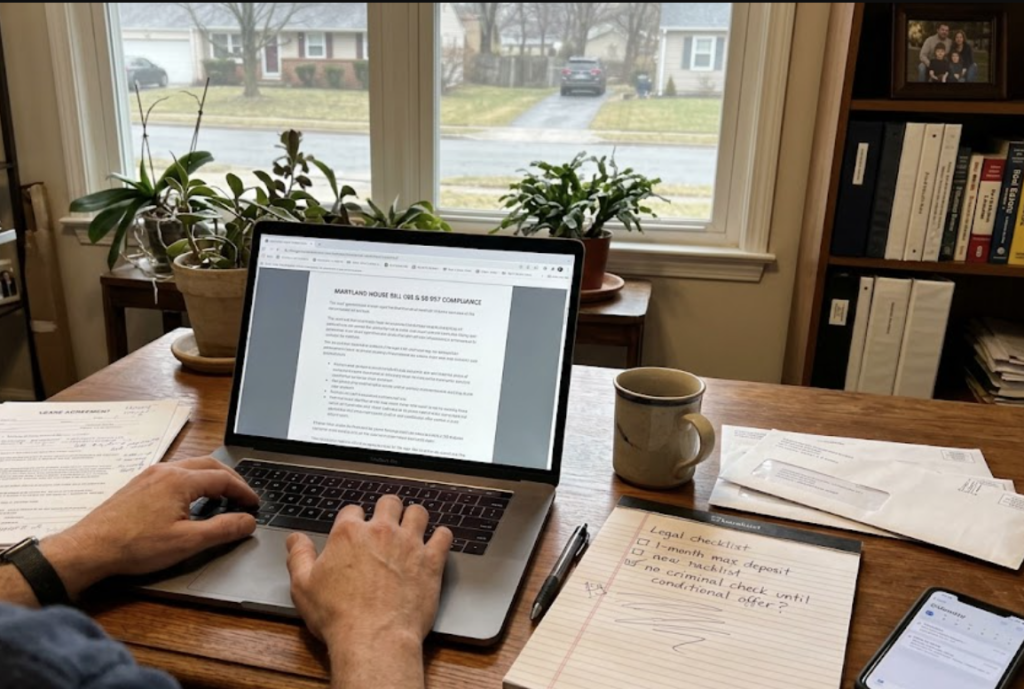 Learn about updated rules for landlords in Maryland as of October 1, 2026.